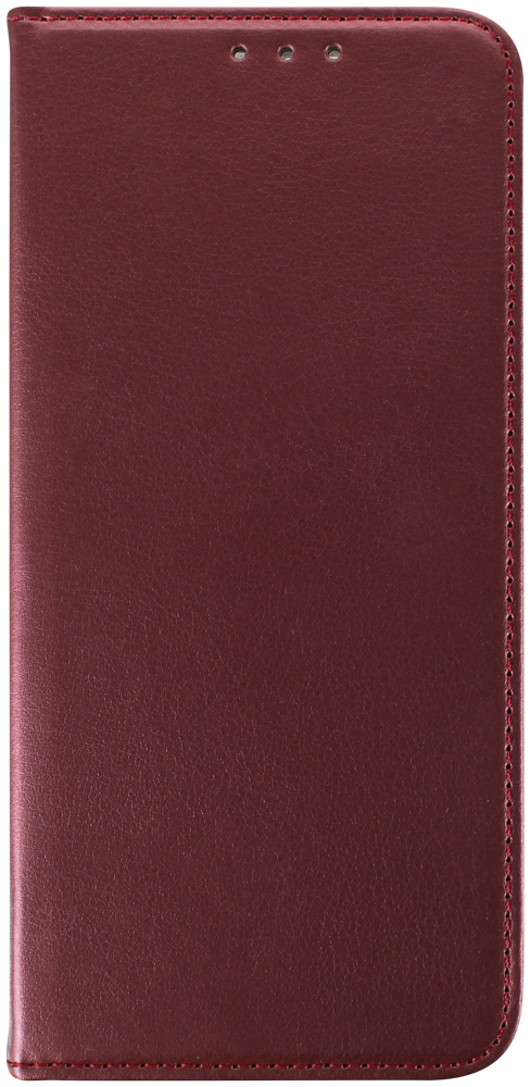 Realme 14x oldalra nyíló flipes bőrtok asztali tartó funkciós bordó