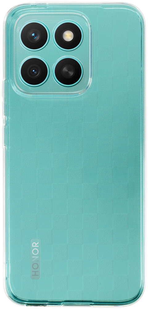 HONOR X8c szilikon tok közepesen ütésálló kameravédővel átlátszó