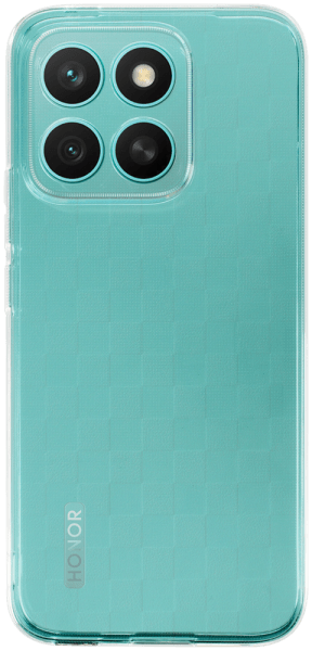 HONOR X8c szilikon tok közepesen ütésálló kameravédővel átlátszó