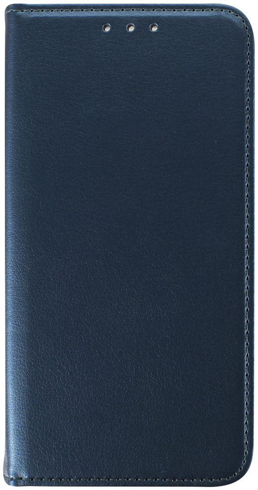 Apple iPhone 17 Pro oldalra nyíló flipes bőrtok asztali tartó funkciós sötétkék