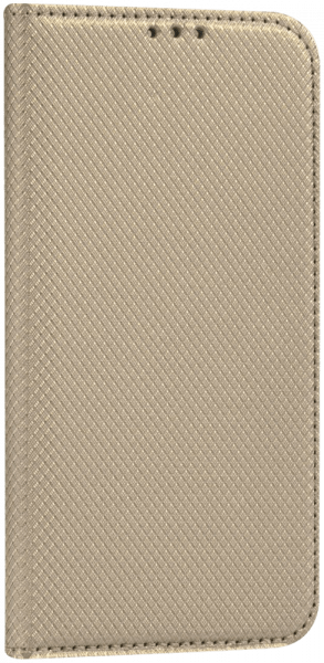 Samsung Galaxy A26 5G (SM-A266B/DS) oldalra nyíló flipes bőrtok rombusz mintás arany