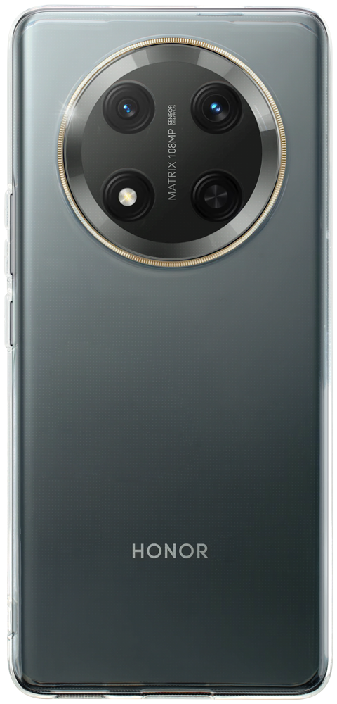 Huawei Honor Magic 7 Lite szilikon tok közepesen ütésálló kameravédővel átlátszó