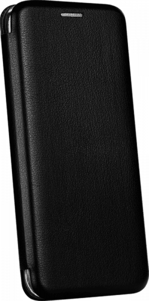 Samsung Galaxy A55 5G (SM-A556B) oldalra nyíló mágneses flipes bőrtok prémium minőség fekete