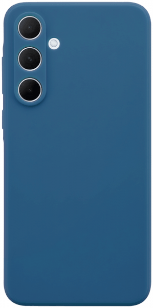 Samsung Galaxy A35 5G (SM-A356B) szilikon tok kameravédővel matt sötétkék