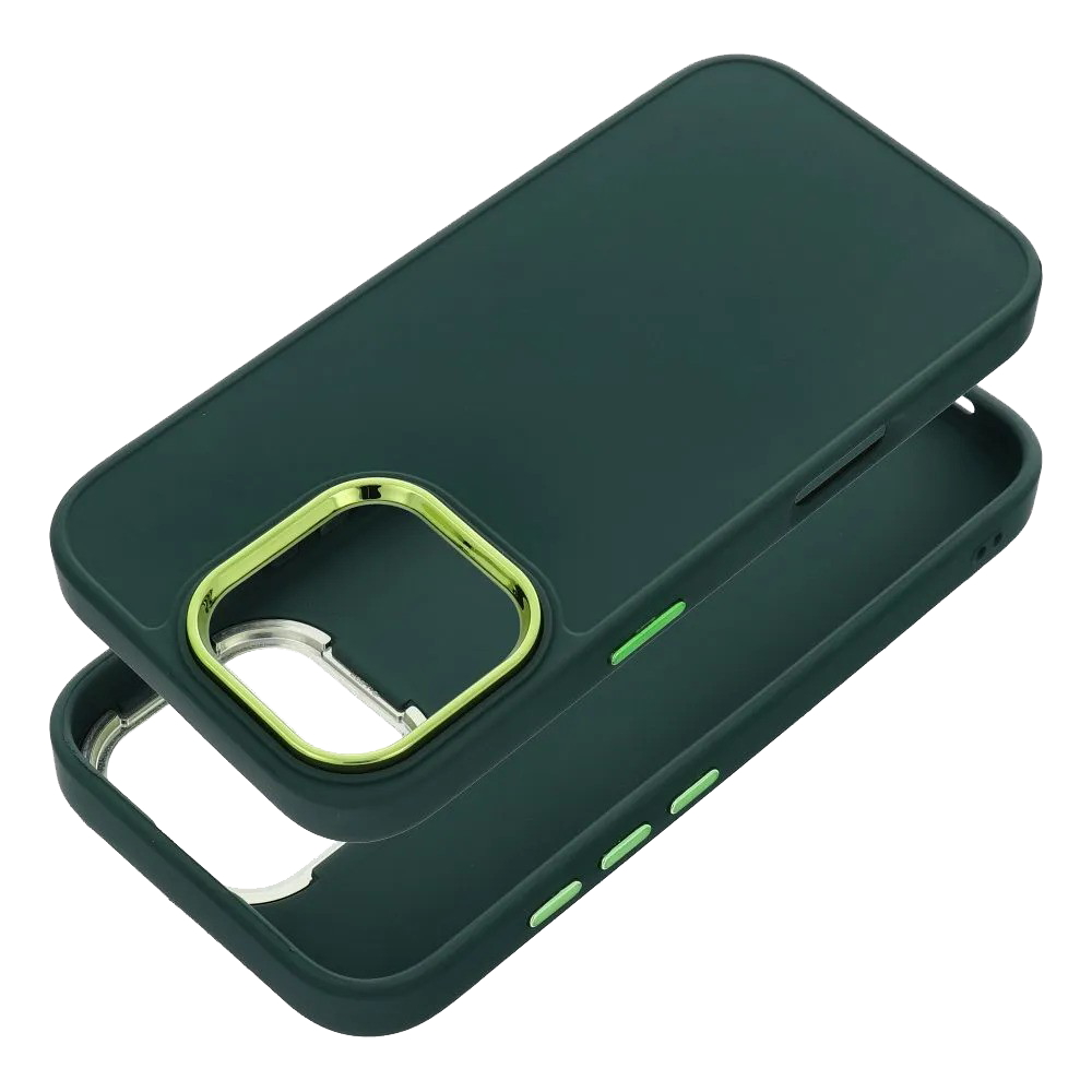 Apple iPhone 17 Air FRAME szilikon tok sötétzöld