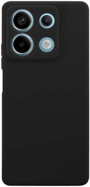 Xiaomi Redmi Note 13 5G szilikon tok kameravédővel matt fekete
