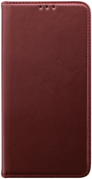 Samsung Galaxy A55 5G (SM-A556B) oldalra nyíló flipes bőrtok asztali tartó funkciós bordó