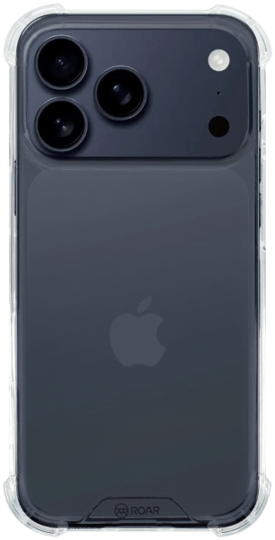 Apple iPhone 17 Pro kemény hátlap gyári ROAR légpárnás sarok  átlátszó