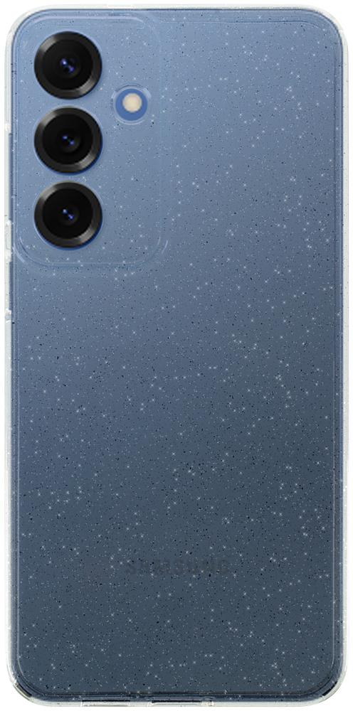 Samsung Galaxy S25 Plus (SM-S936B) szilikon tok csillogó kameravédővel átlátszó