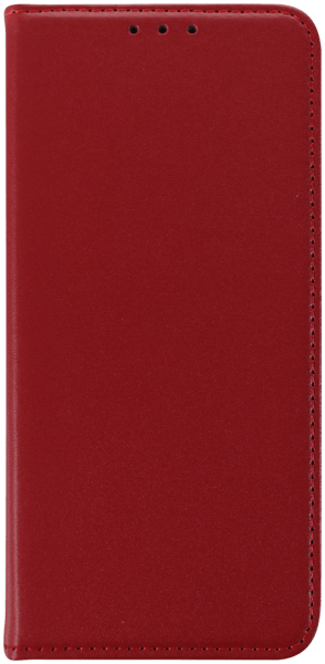 Apple iPhone 17 Pro Max oldalra nyíló flipes bőrtok valódi bőr piros