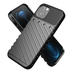 Samsung Galaxy S25 Ultra (SM-S938B) ütésálló tok légpárnás sarka, THUNDER fekete