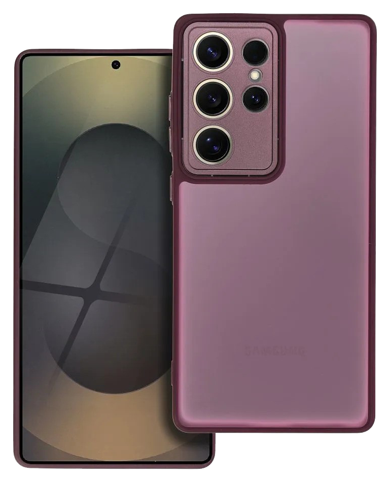 Samsung Galaxy S25 Ultra (SM-S938B) szilikon tok kemény hátlap VARIETE lila