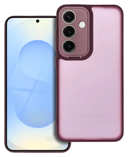 Samsung Galaxy S25 Plus (SM-S936B) szilikon tok kemény hátlap VARIETE lila