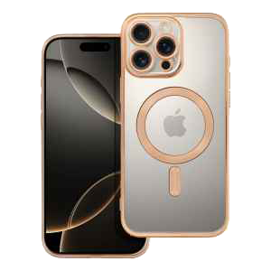 Apple iPhone 16 Pro Max kemény hátlap gyári MagSafe - Electro Mag Cover arany