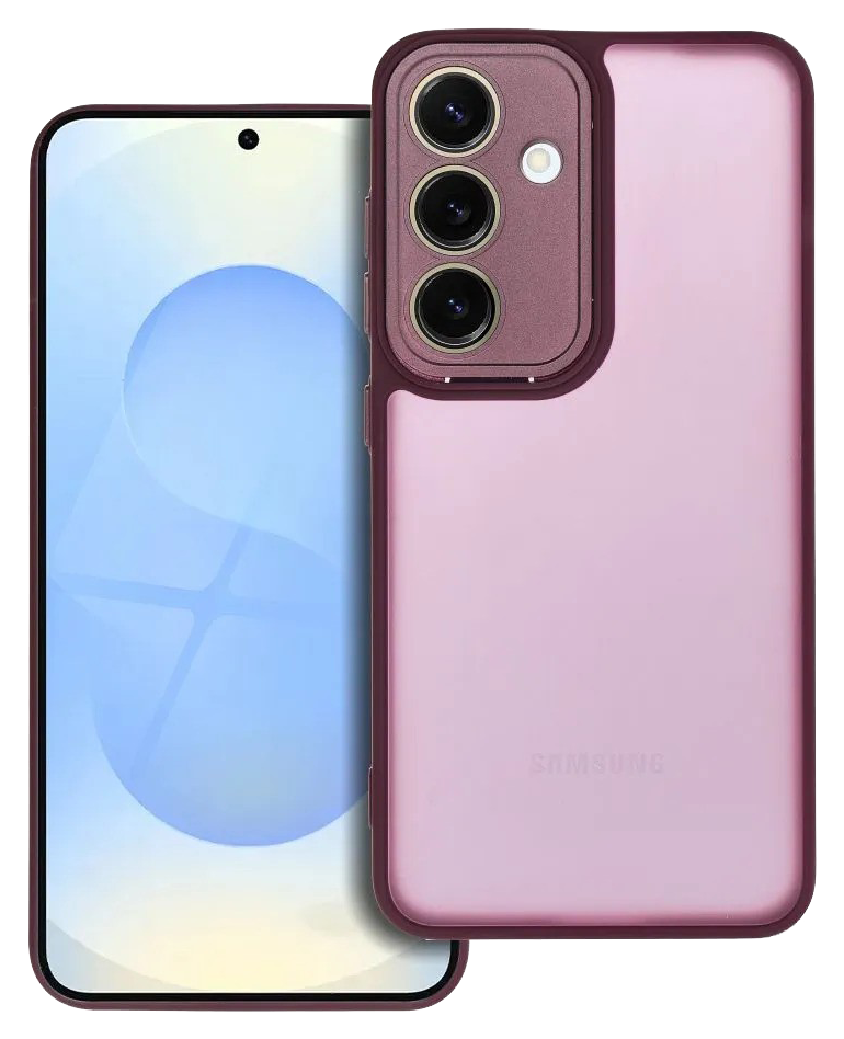 Samsung Galaxy S25  (SM-S931B) szilikon tok kemény hátlap VARIETE lila