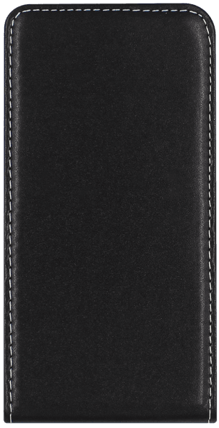 Samsung Galaxy A20e (SM-A202F) lenyíló flipes bőrtok fekete