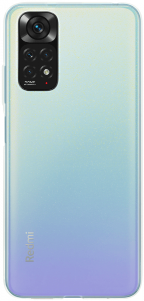 Xiaomi Redmi Note 11 szilikon tok közepesen ütésálló kameravédővel átlátszó