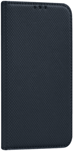 Xiaomi Redmi Note 8T oldalra nyíló flipes bőrtok rombusz mintás fekete