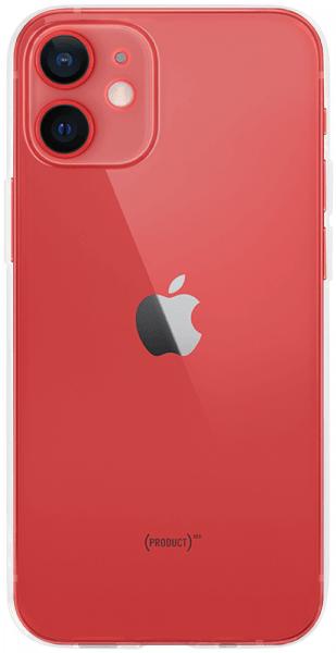 Apple iPhone 12 Mini szilikon tok közepesen ütésálló kameravédővel átlátszó