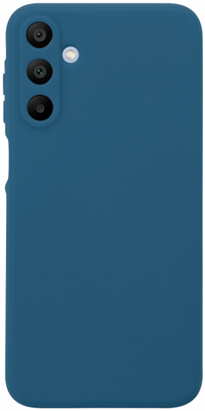 Samsung Galaxy A15 (SM-A155F) szilikon tok kameravédővel matt sötétkék