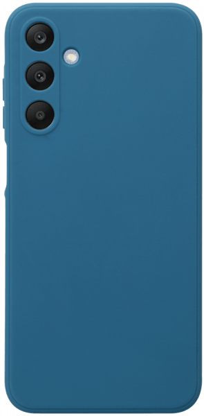 Samsung Galaxy A25 5G (SM-A256B) szilikon tok kameravédővel matt sötétkék