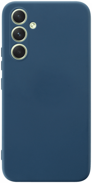 Samsung Galaxy A54 (SM-A546B) szilikon tok kameravédővel matt sötétkék