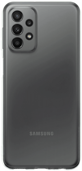 Samsung Galaxy A23 5G (SM-A236B) szilikon tok közepesen ütésálló kameravédővel átlátszó