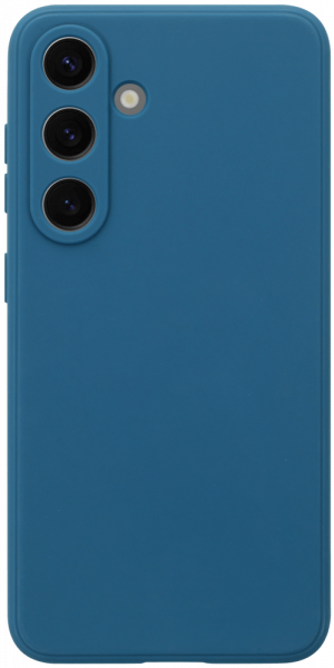 Samsung Galaxy S24 (SM-S921B) szilikon tok kameravédővel matt sötétkék