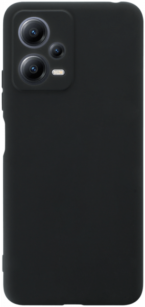 Xiaomi Redmi Note 12 5G szilikon tok kameravédővel matt fekete