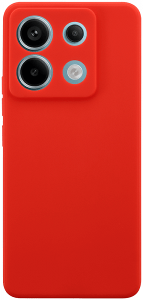 Xiaomi Redmi Note 13 Pro 5G szilikon tok kameravédővel matt piros