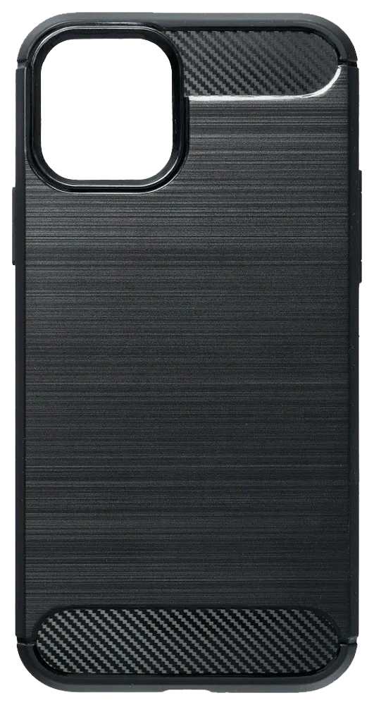 Samsung Galaxy A17 4G (SM-A175F) ütésálló szilikon tok szálcsiszolt-karbon minta légpárnás sarok fekete