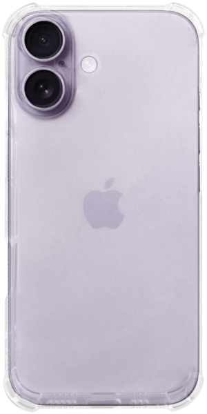 Apple iPhone 17 szilikon tok közepesen ütésálló légpárnás sarok kameravédővel átlátszó