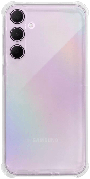 Samsung Galaxy A35 5G (SM-A356B) szilikon tok közepesen ütésálló légpárnás sarok kameravédővel átlátszó