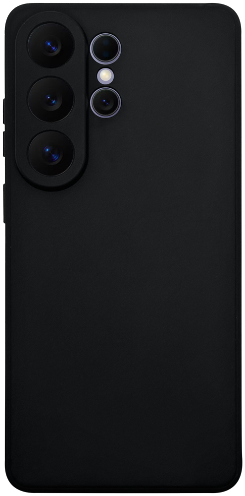 Samsung Galaxy S26 Ultra szilikon tok kameravédővel matt fekete