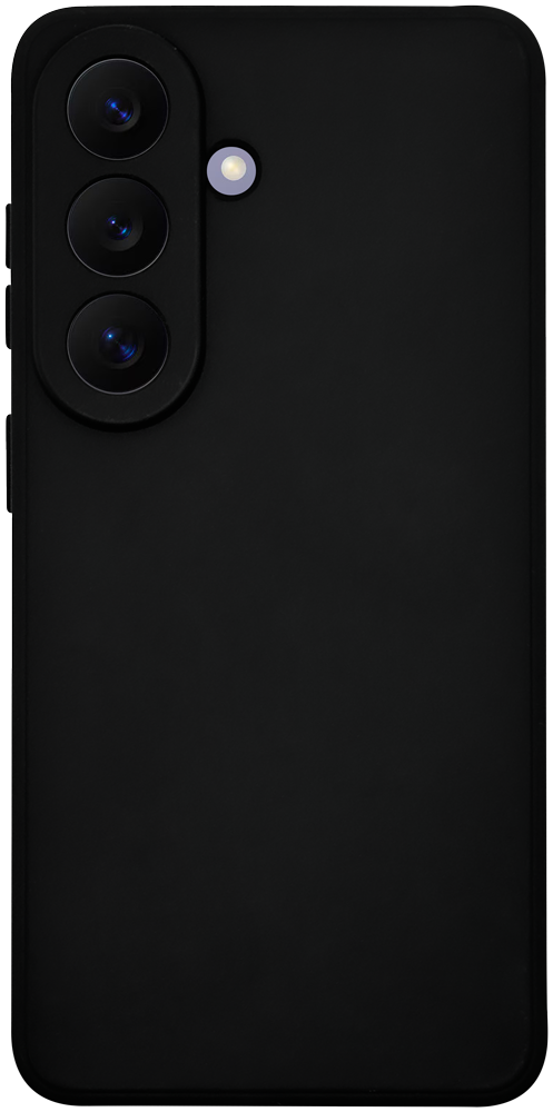 Samsung Galaxy S26 szilikon tok kameravédővel matt fekete