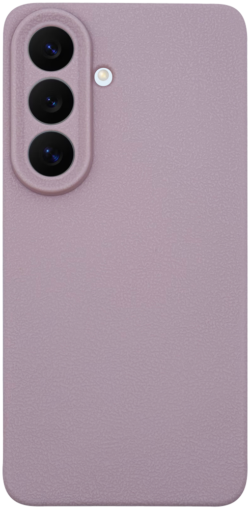Samsung Galaxy S26 szilikon tok kameravédővel matt babarózsaszín