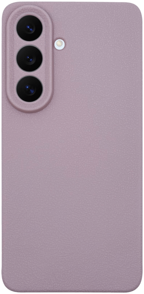 Samsung Galaxy S26 szilikon tok kameravédővel matt babarózsaszín