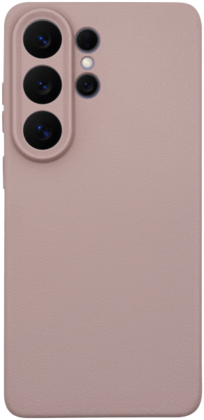 Samsung Galaxy S26 Ultra szilikon tok kameravédővel matt babarózsaszín