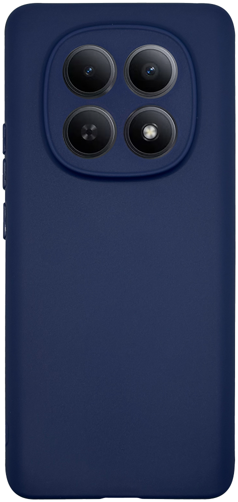 Xiaomi Redmi Note 15 szilikon tok kameravédővel matt sötétkék