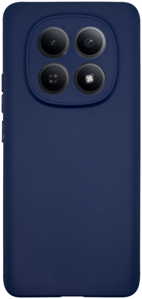 Xiaomi Redmi Note 15 szilikon tok kameravédővel matt sötétkék