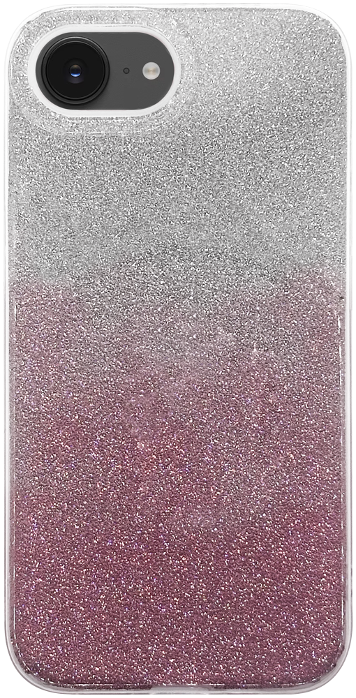 Apple iPhone 16e (SE 2025) SHINING Tok csillogó hátlap rózsaszín/ezüst