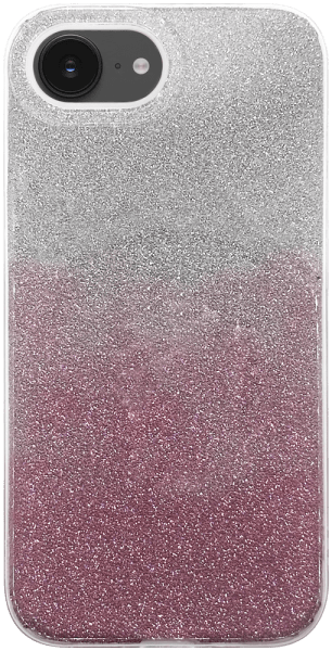 Apple iPhone 16e (SE 2025) SHINING Tok csillogó hátlap rózsaszín/ezüst