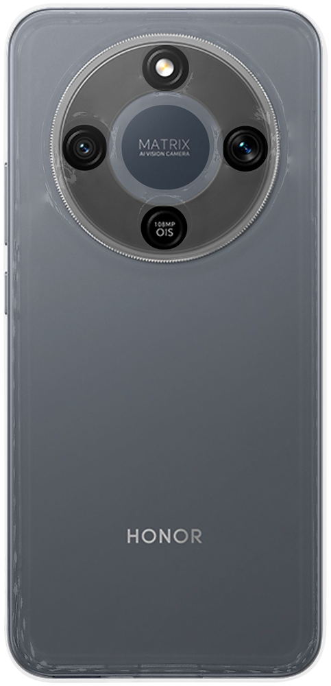 Huawei Honor Magic 8 Lite szilikon tok közepesen ütésálló kameravédővel átlátszó