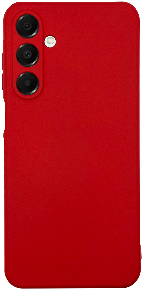 Samsung Galaxy A16 5G (SM-A166B/DS) szilikon tok kameravédővel matt piros