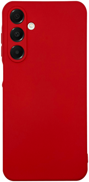 Samsung Galaxy A16 5G (SM-A166B/DS) szilikon tok kameravédővel matt piros