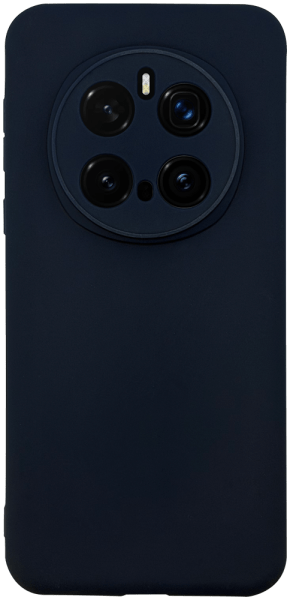Huawei Honor Magic 7 Pro szilikon tok kameravédővel matt sötétkék