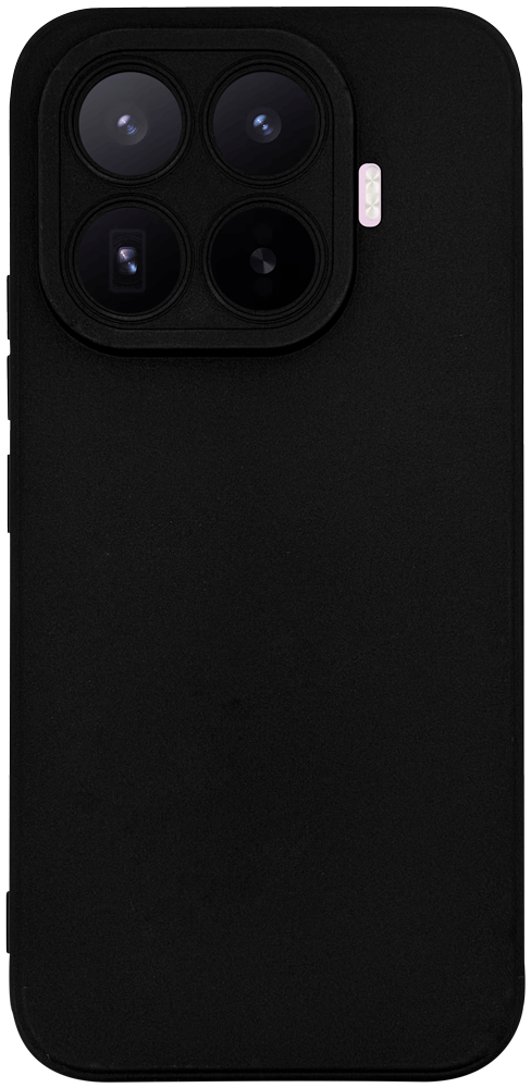 Xiaomi 17T szilikon tok kameravédővel matt fekete